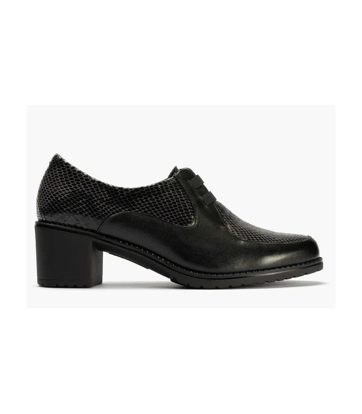 Mocasín de confort con tacón