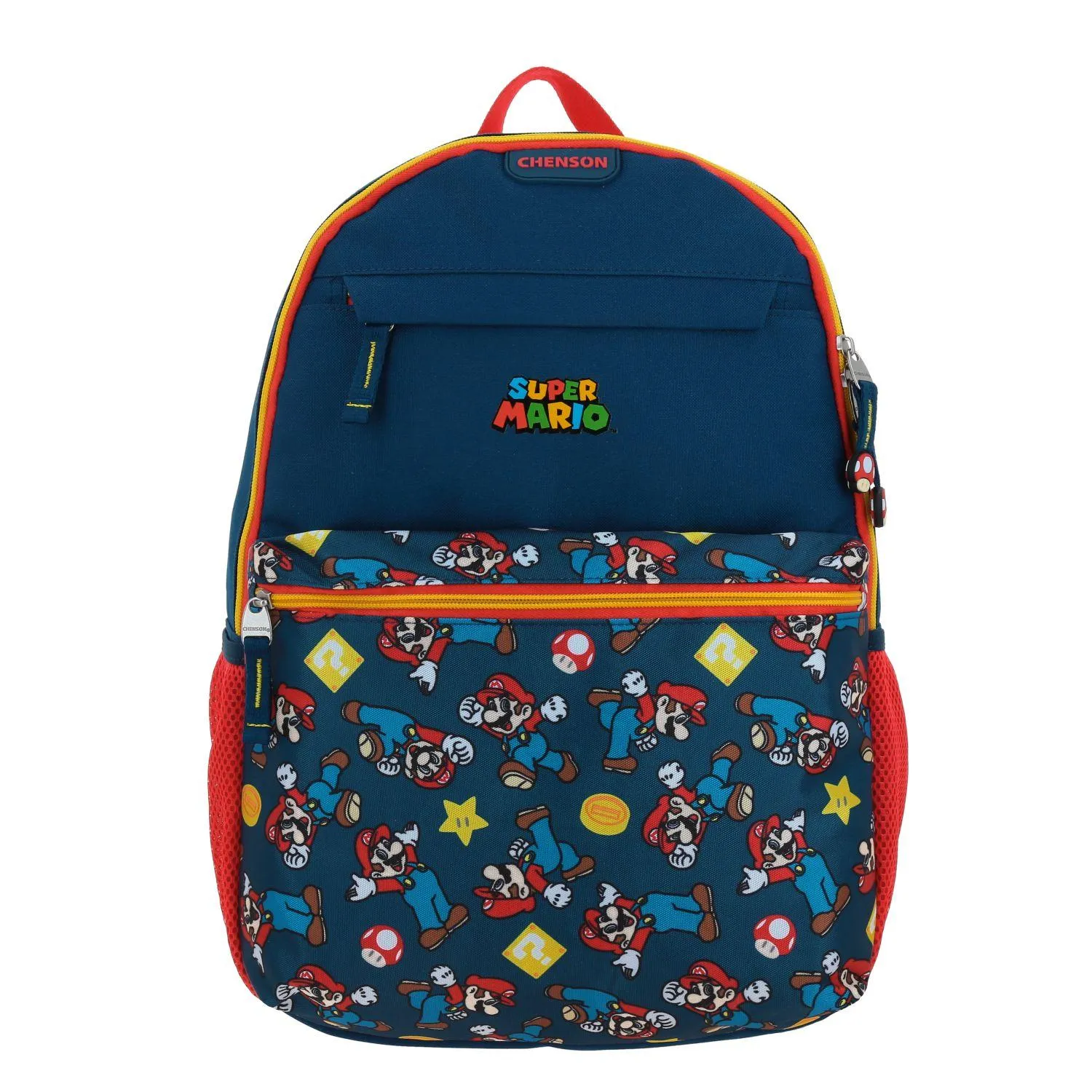 Mochila Azul Mario Bros Para Nio Chenson Gori
