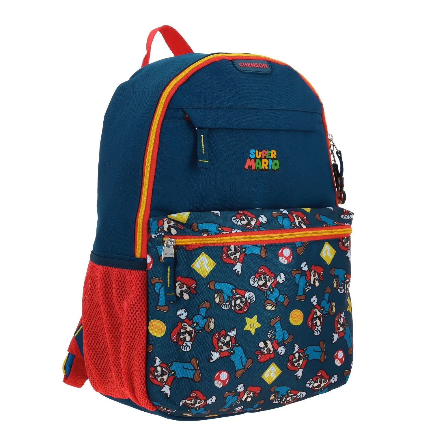 Mochila Azul Mario Bros Para Nio Chenson Gori