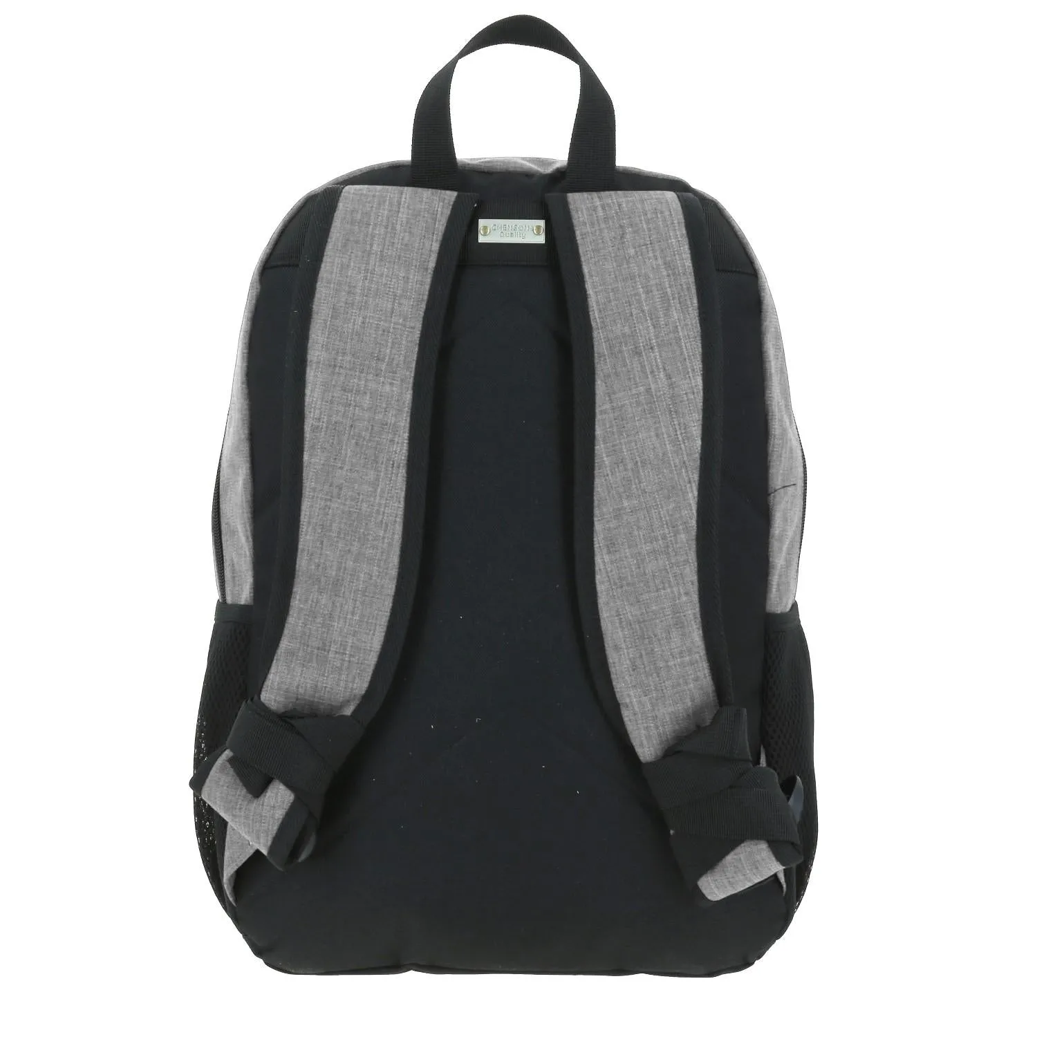 Mochila Grande 1818 Unisex Hop Gris Con Porta Laptop De Hasta 15.