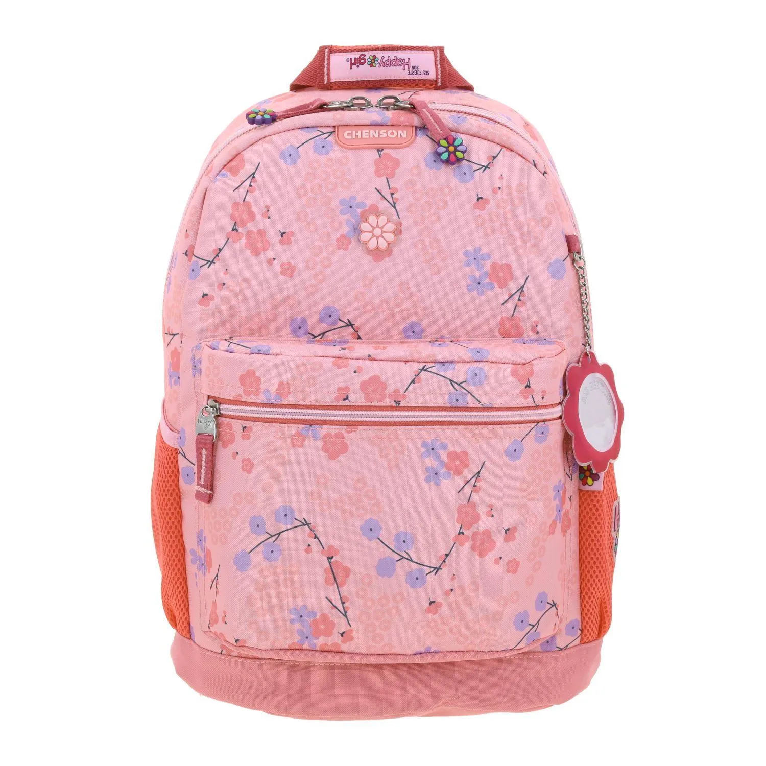Mochila Rosa Con Porta Tablet Para Nia Happy Girl By Chenson Saku