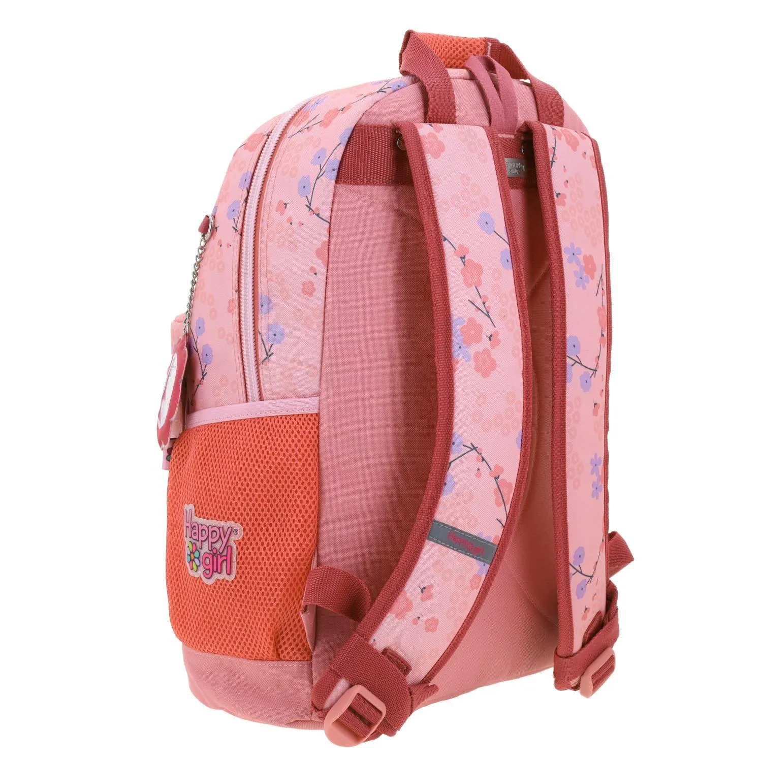 Mochila Rosa Con Porta Tablet Para Nia Happy Girl By Chenson Saku