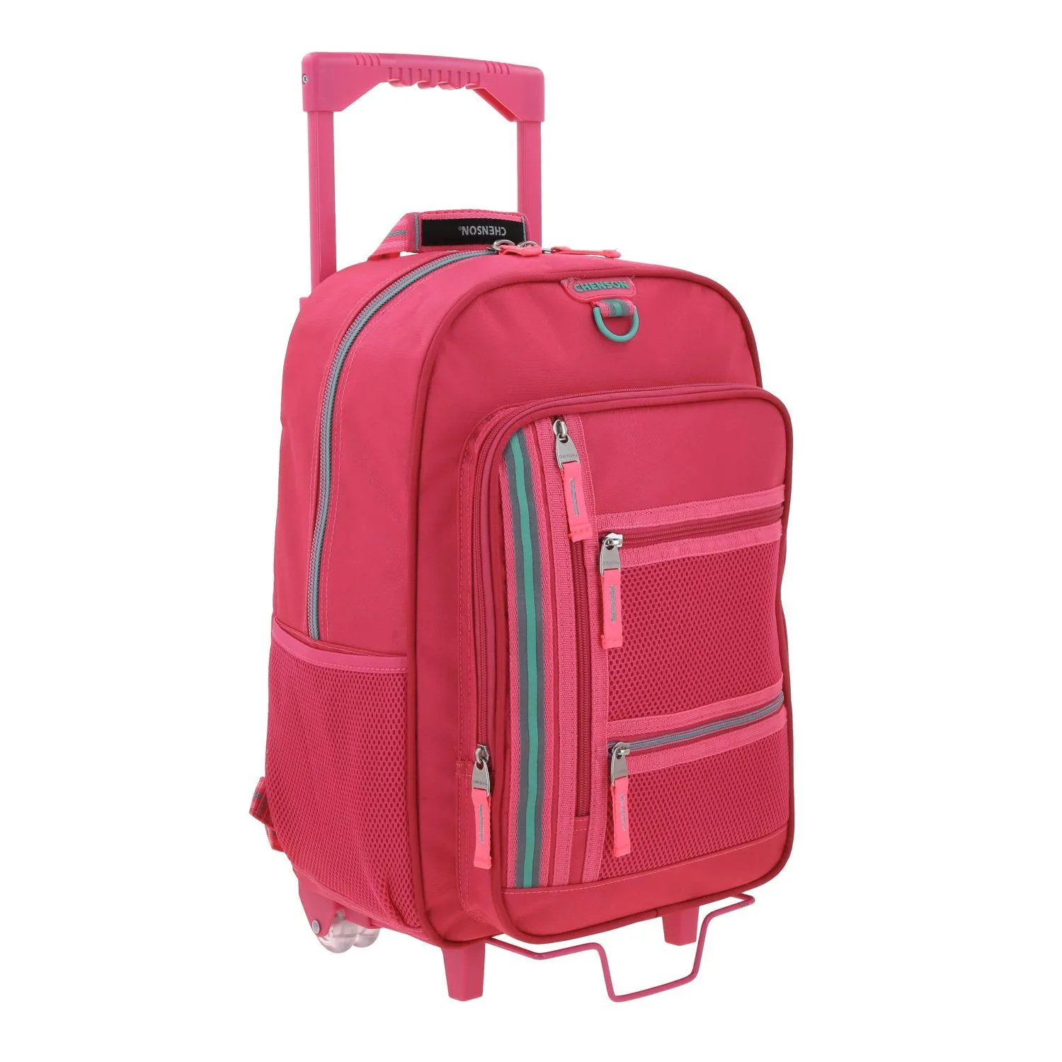 Mochila Rosa Con Ruedas Grande Chenson Chey