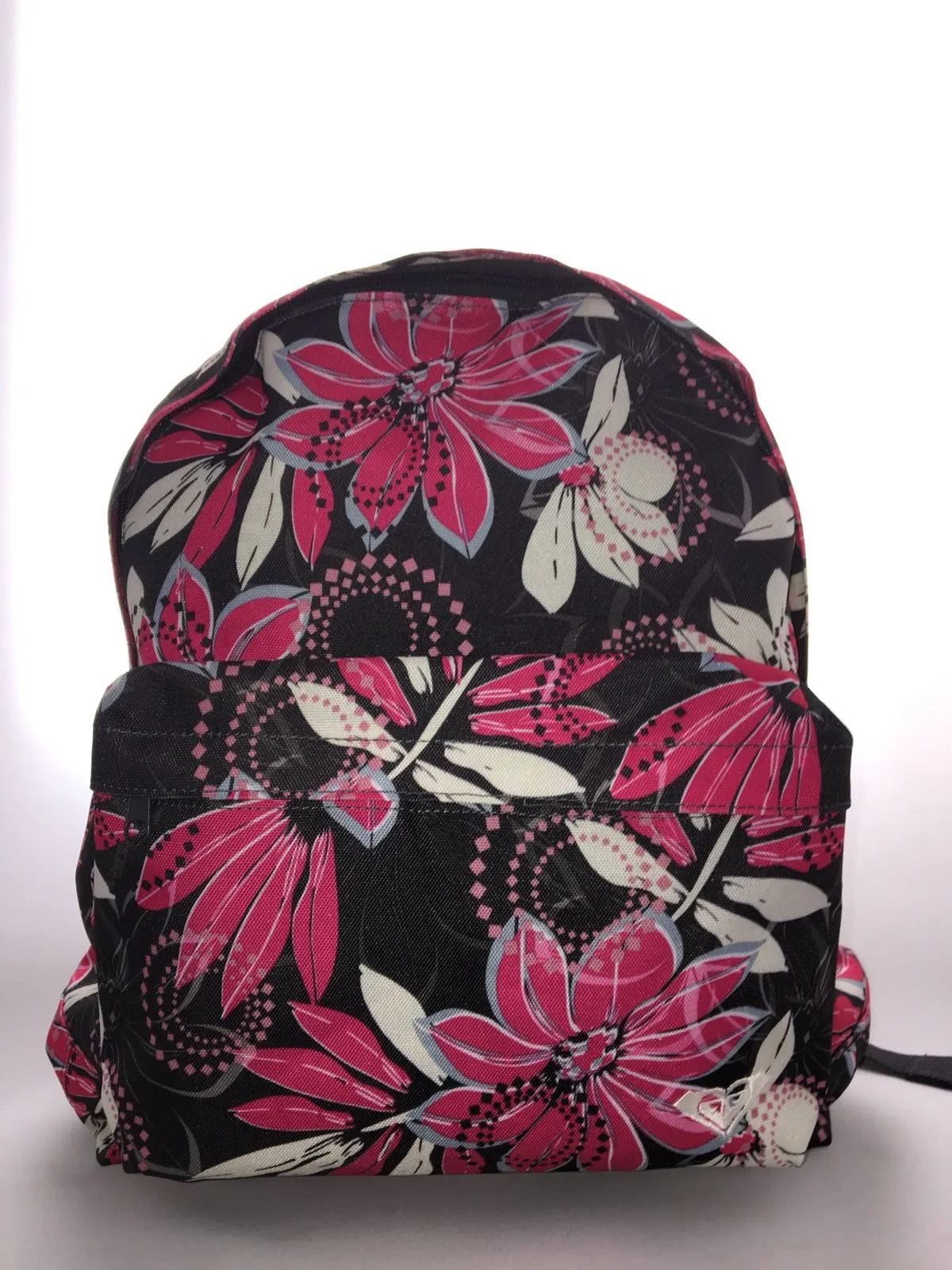 Mochila Roxy Basic Girl wanna maker ref. WPWBA331 Flores rosa morada