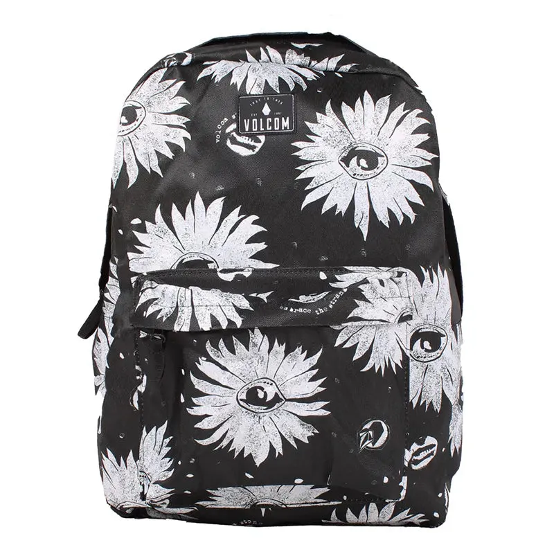 Mochila Volcom Multi Print 24 L Negro Blanco