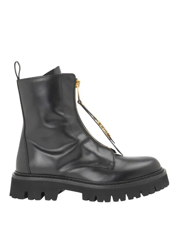 MOSCHINO BOTINES  NEGRO