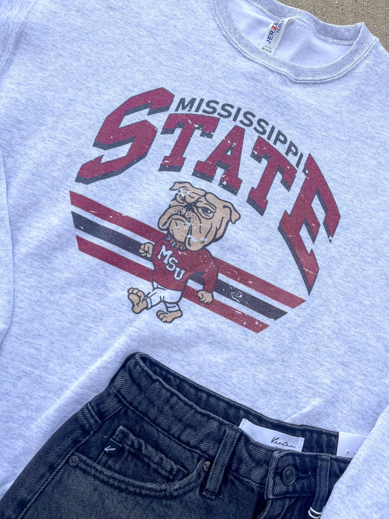 MS STATE RETRO CREWNECK