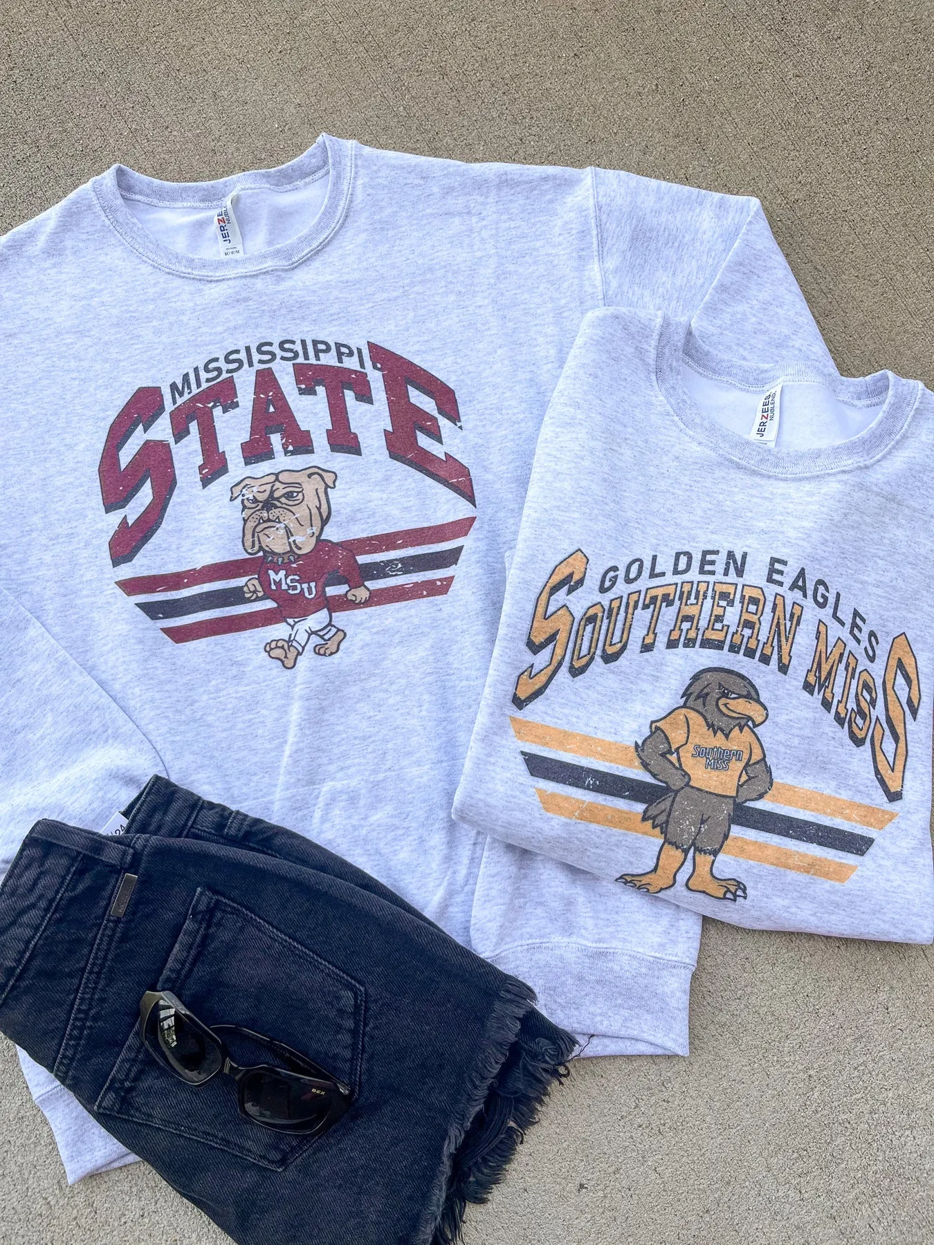 MS STATE RETRO CREWNECK