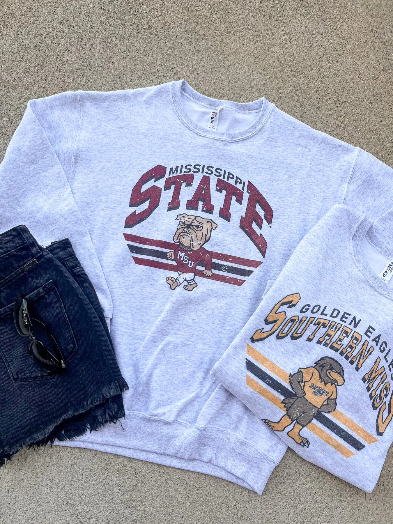 MS STATE RETRO CREWNECK