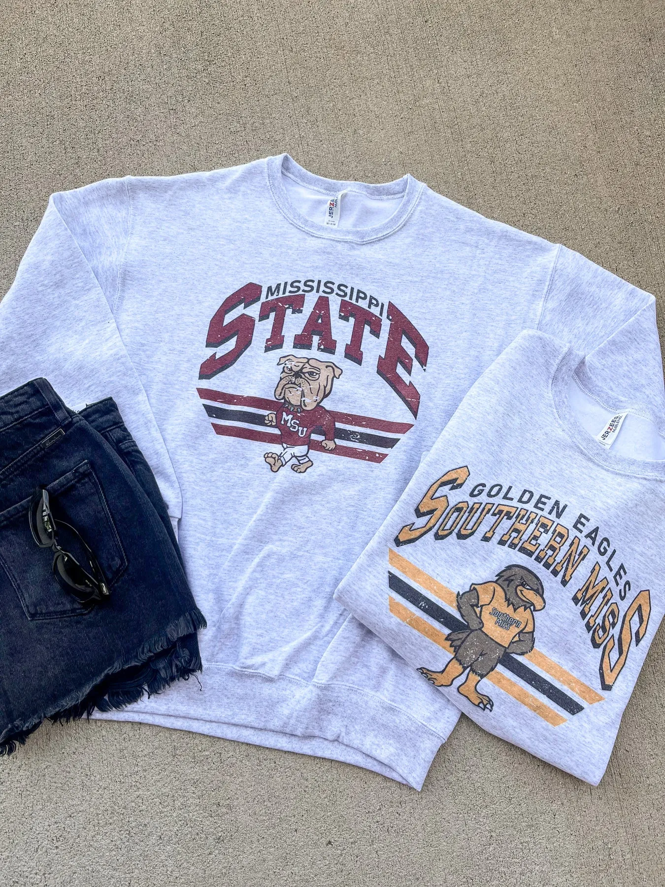 MS STATE RETRO CREWNECK