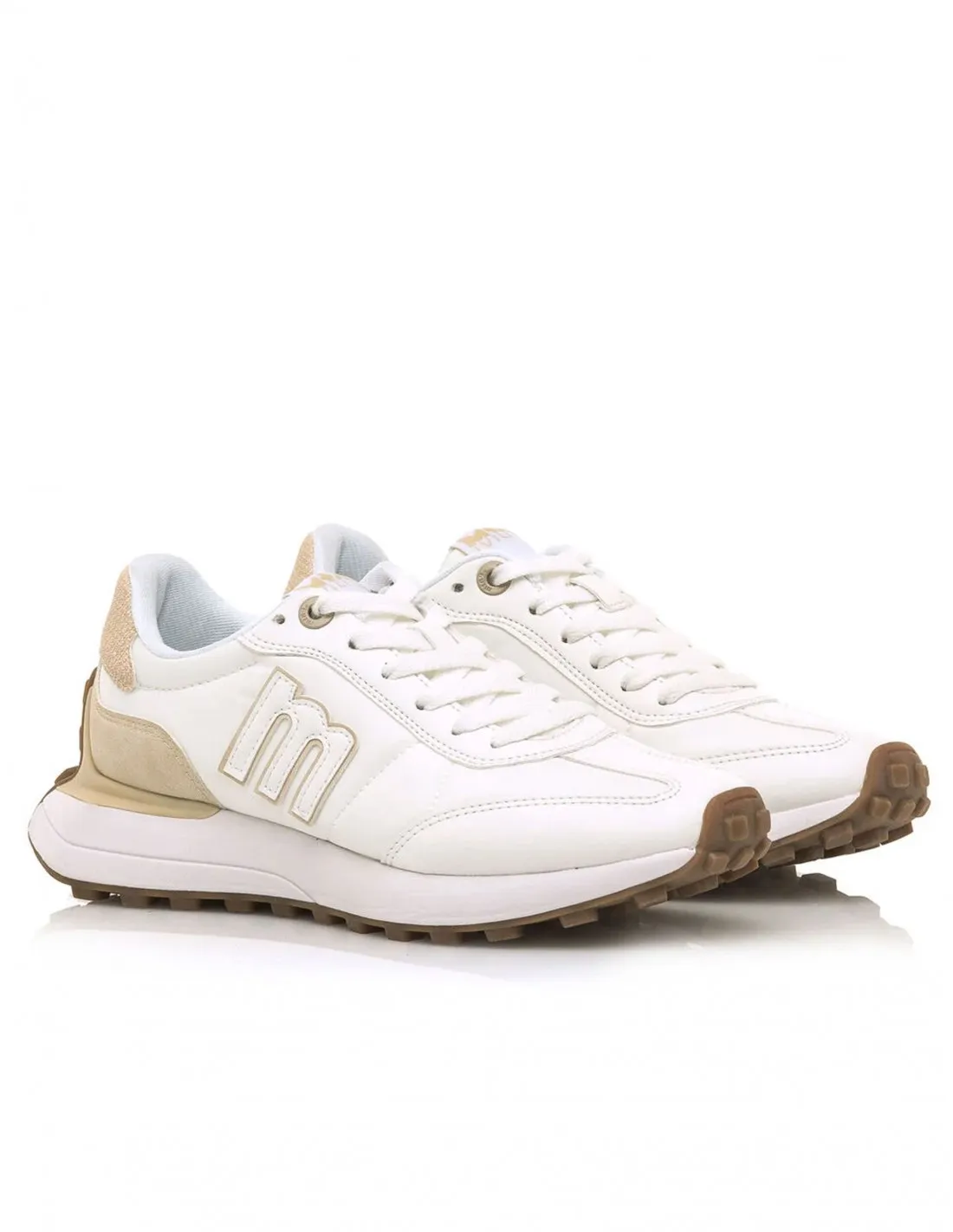 MUSTANG Zapatillas Blancas Suela Dentada