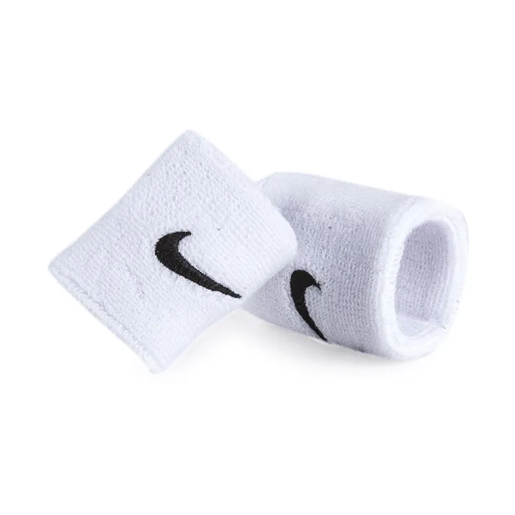 Muñequera Nike Par Swoosh Blanca