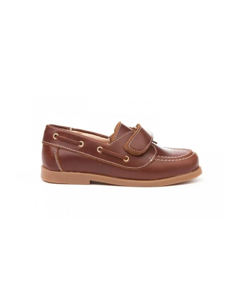 Nauticos de Niño ANGELITOS NAUTICO PIEL 353 CUERO