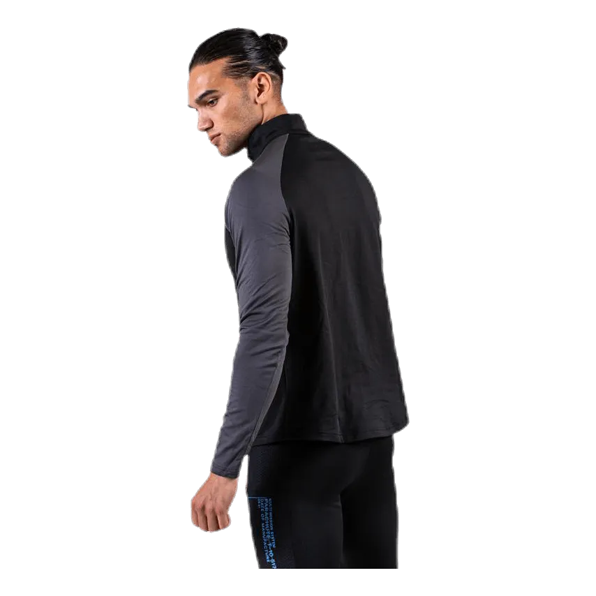 Newline Warm Zip Shirt Black/Grey