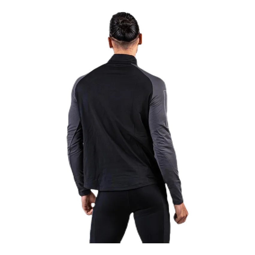 Newline Warm Zip Shirt Black/Grey