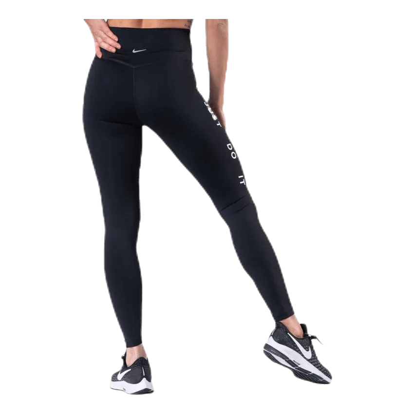 Nike 7/8 Swoosh Run Tight Black