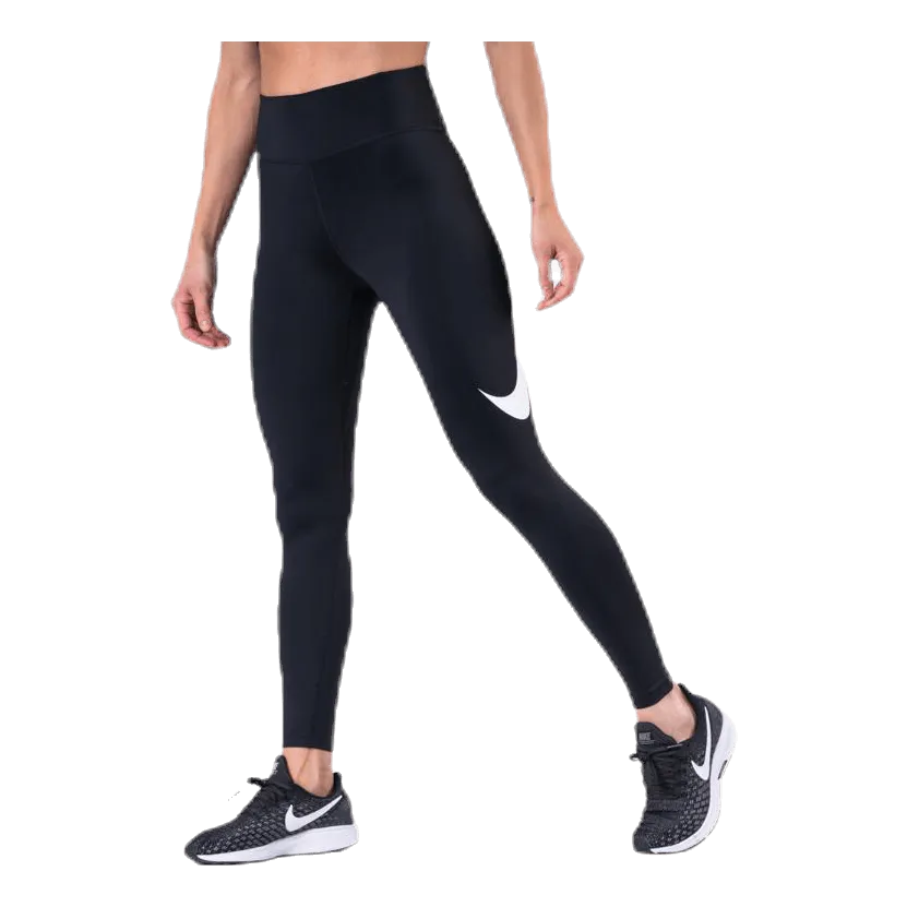 Nike 7/8 Swoosh Run Tight Black