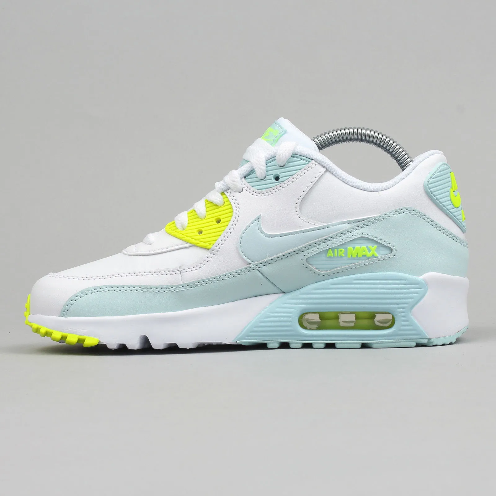 Nike Air Max 90 Leather "Glacier Blue Volt" GS