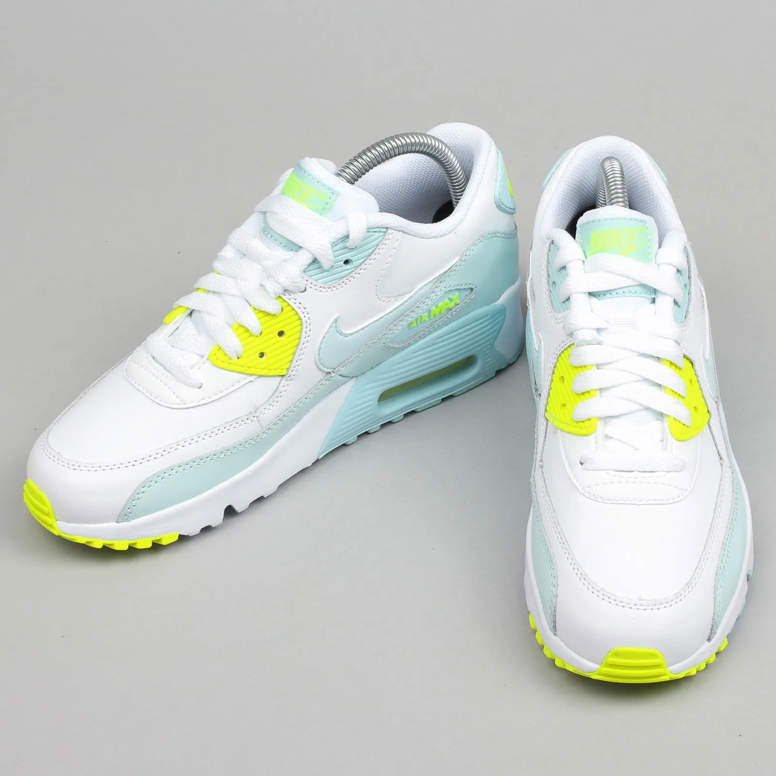 Nike Air Max 90 Leather "Glacier Blue Volt" GS