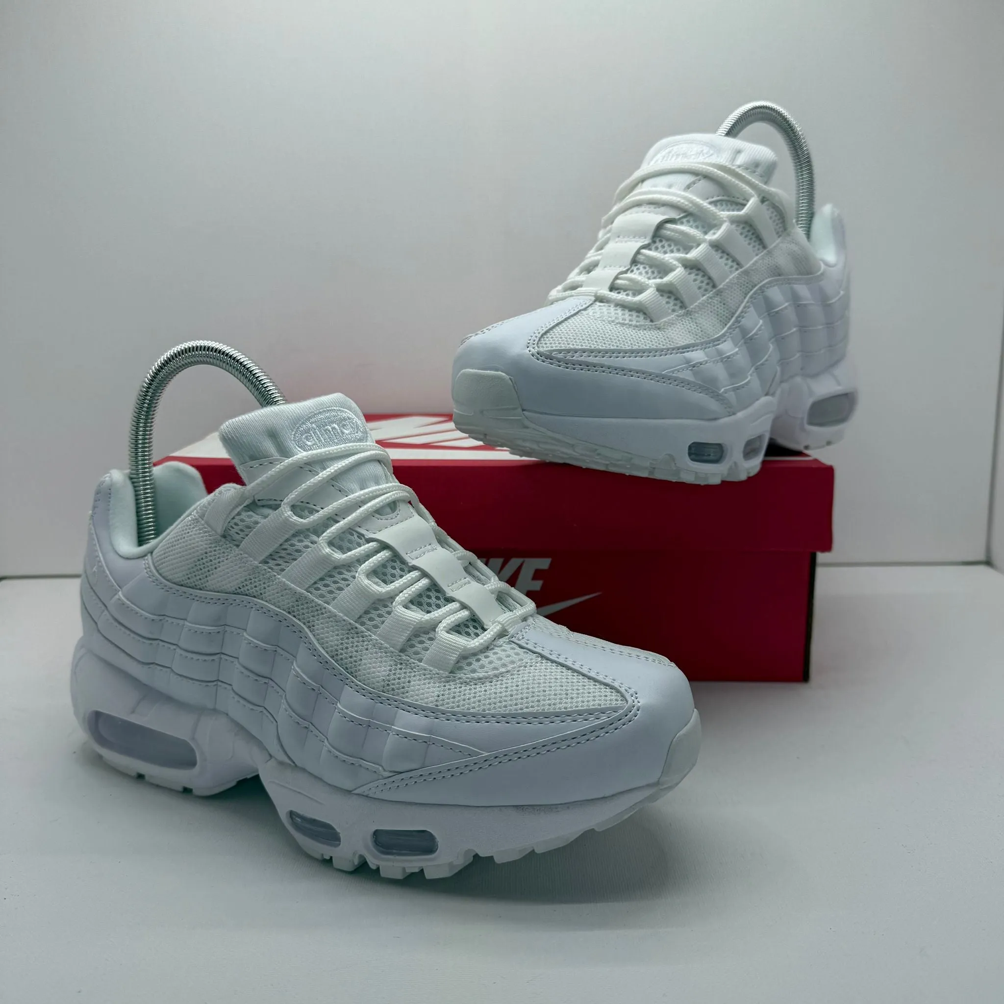 NIKE AIR MAX 95 ALL WHITE 