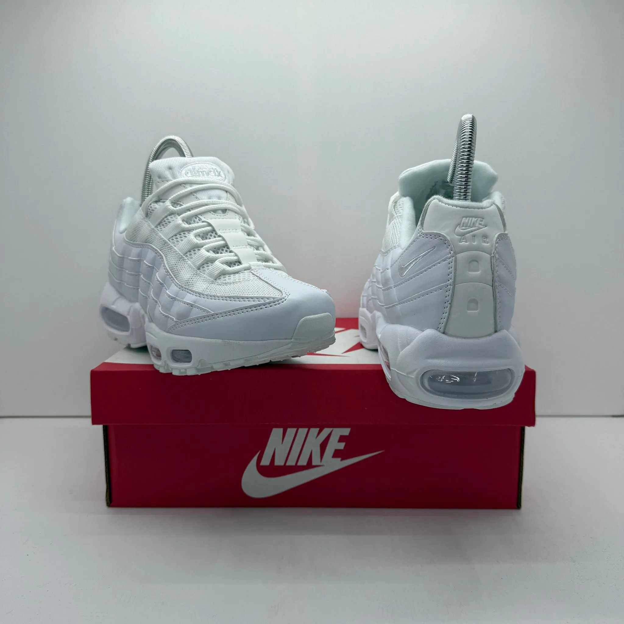 NIKE AIR MAX 95 ALL WHITE 