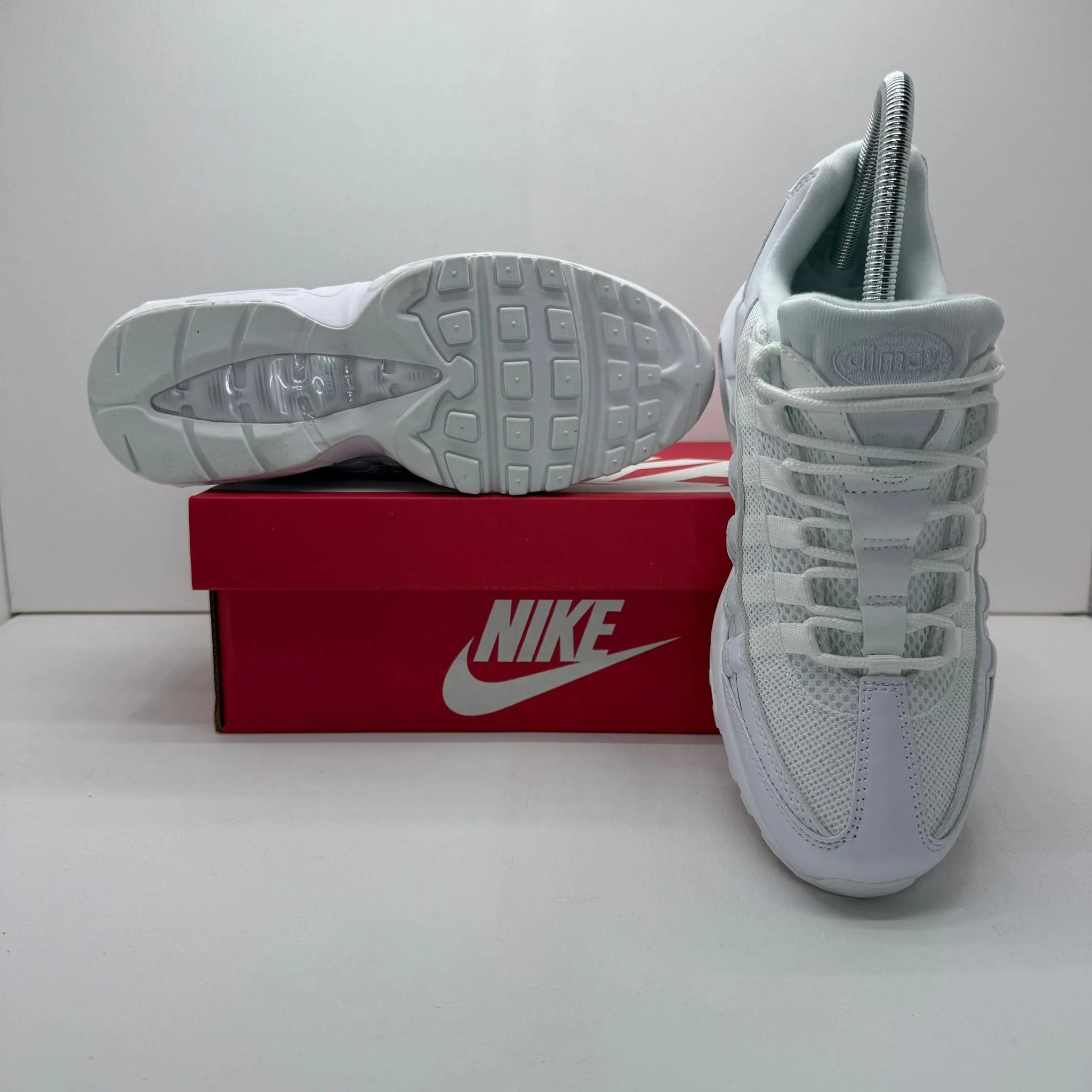 NIKE AIR MAX 95 ALL WHITE 