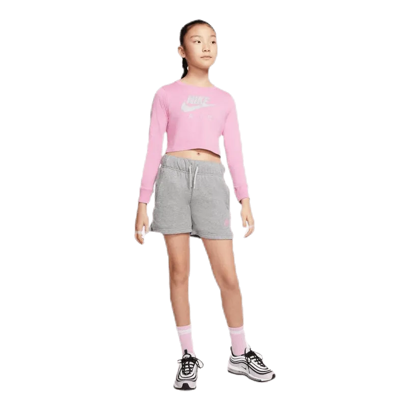 Nike Girls Air Shorts Grey