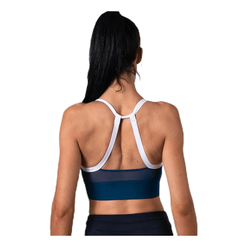 Nike Medium Pad Air Bra Blue/White