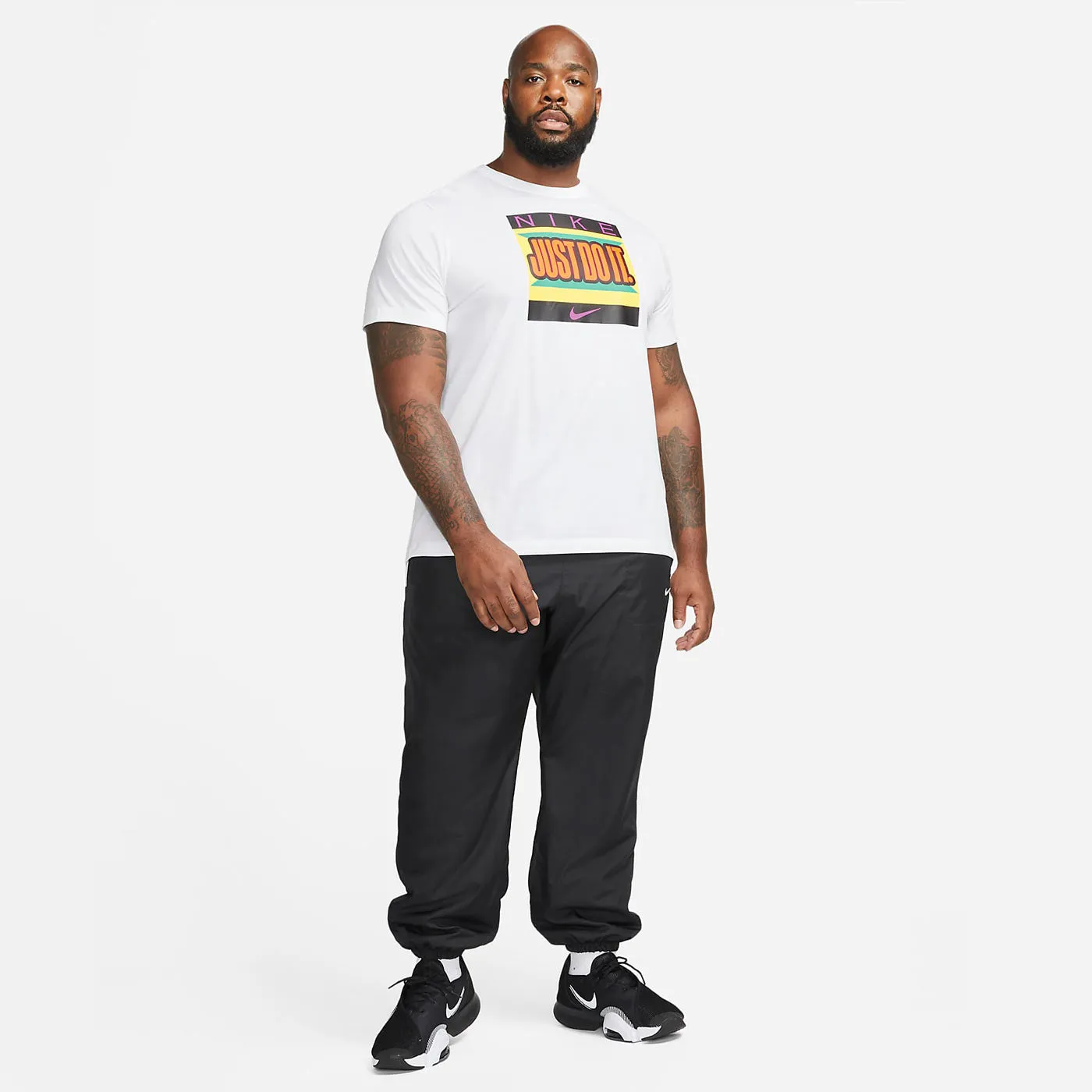 NIKE TSHIRT DRI FIT  JUST DO IT WHITE