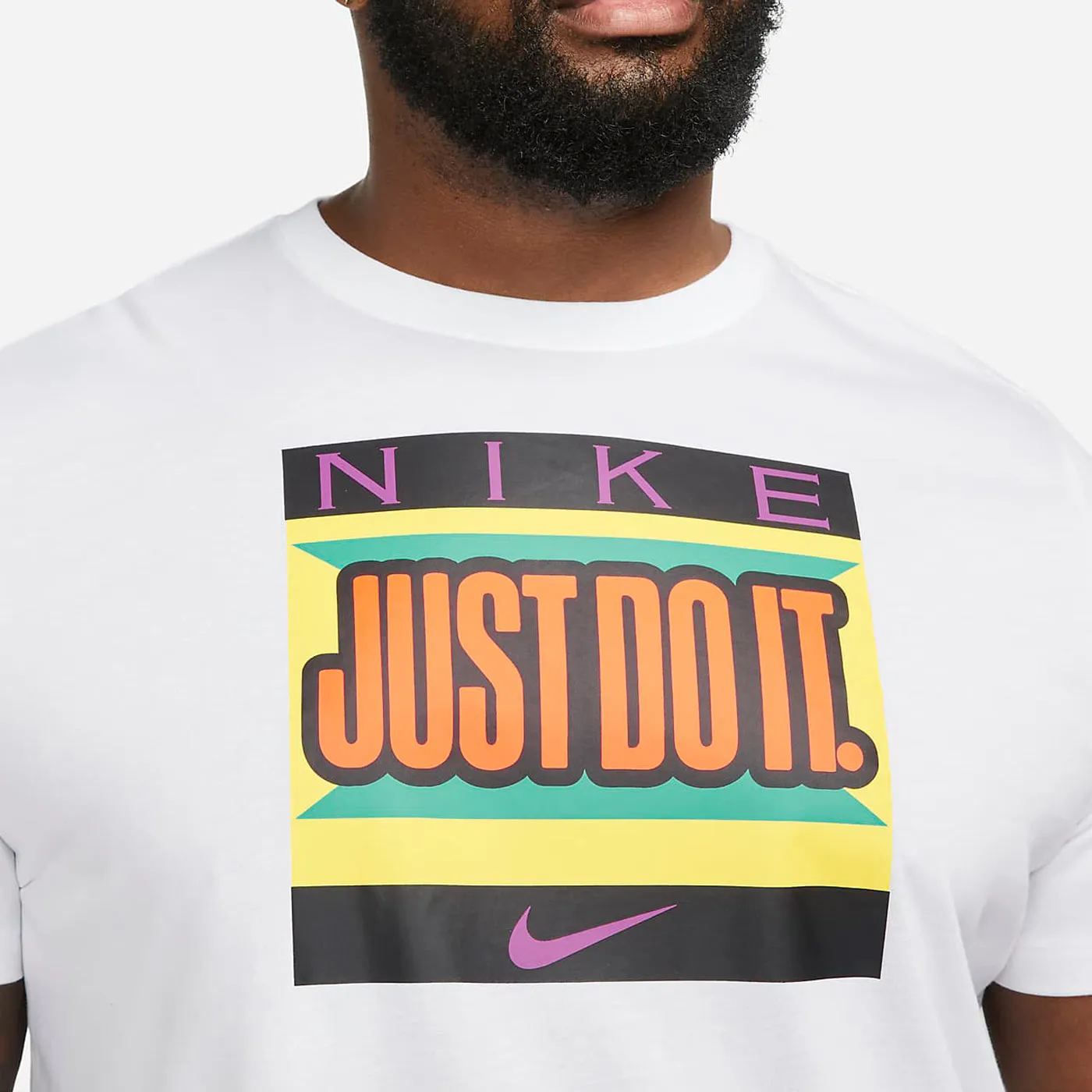 NIKE TSHIRT DRI FIT  JUST DO IT WHITE