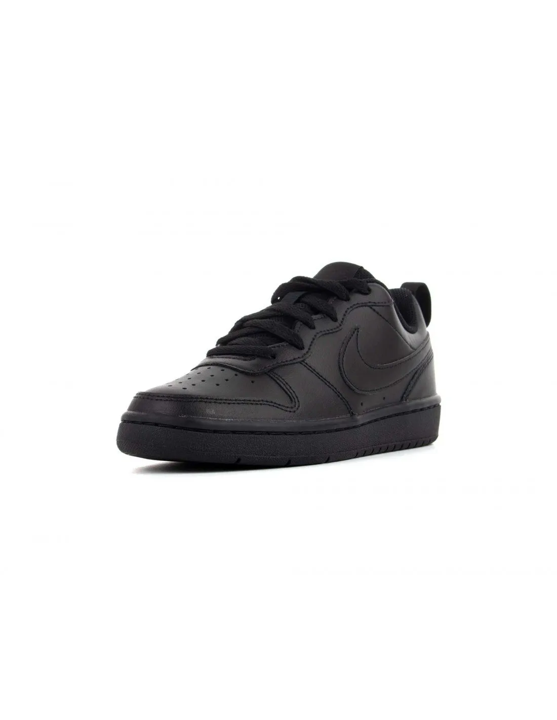 NIKE  ZAPATILLAS NEGRAS COURT BOROUGH LOW 2 (GS) NIñO/A