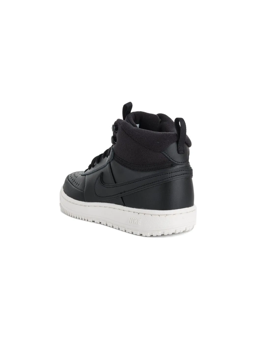 NIKE  ZAPATILLAS NEGRAS Y BLANCAS COURT VISION MID HOMBRE