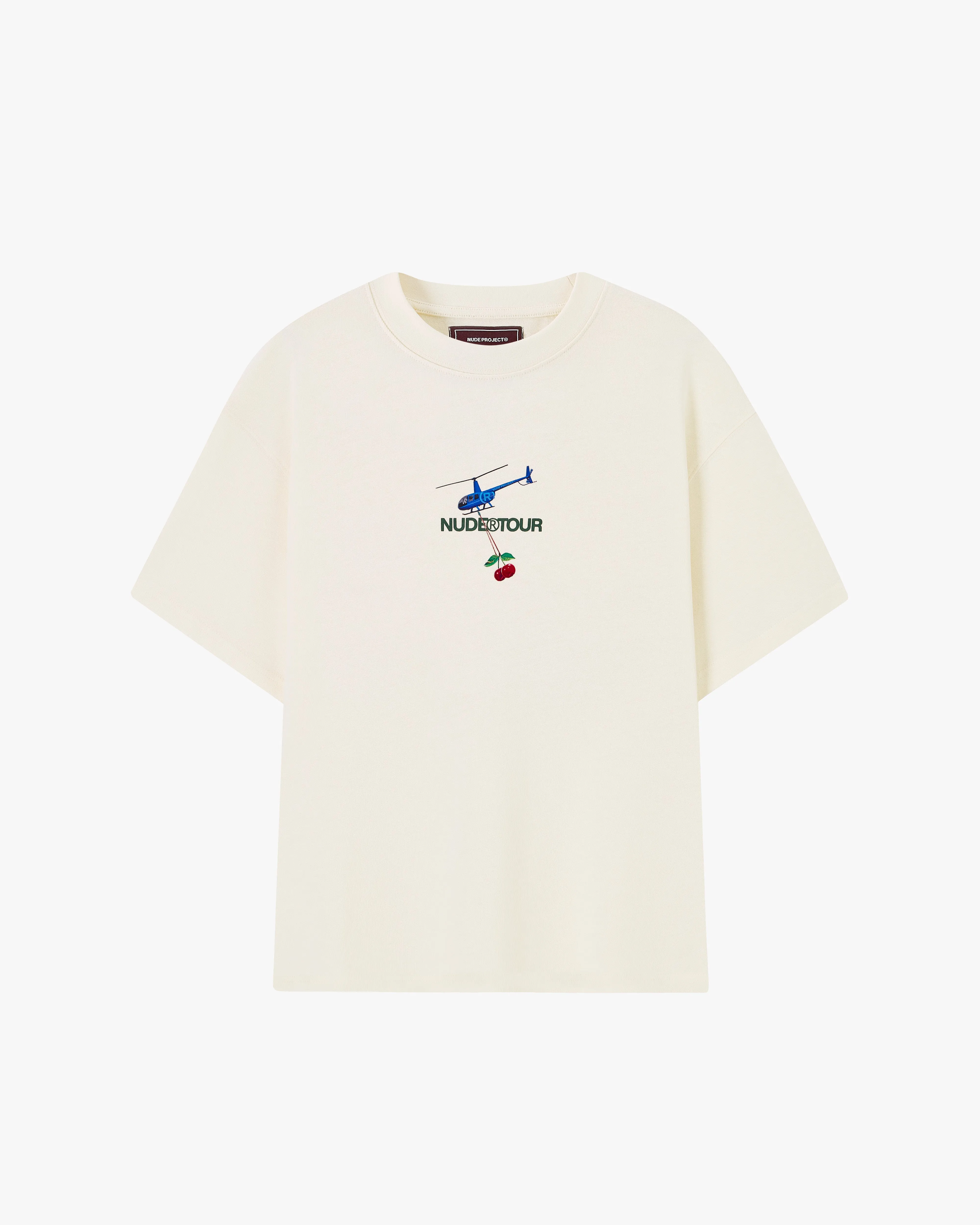 NUDE TOUR TEE MARSHMALLOW