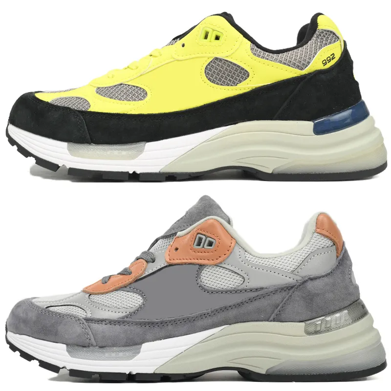 Nuevos zapatos 992 hechos en USA Sneakers 992s Hombres Mujeres Diseñador Todd Snyder Paperboy Fried Egg What Wtaps Olive Drab Wh