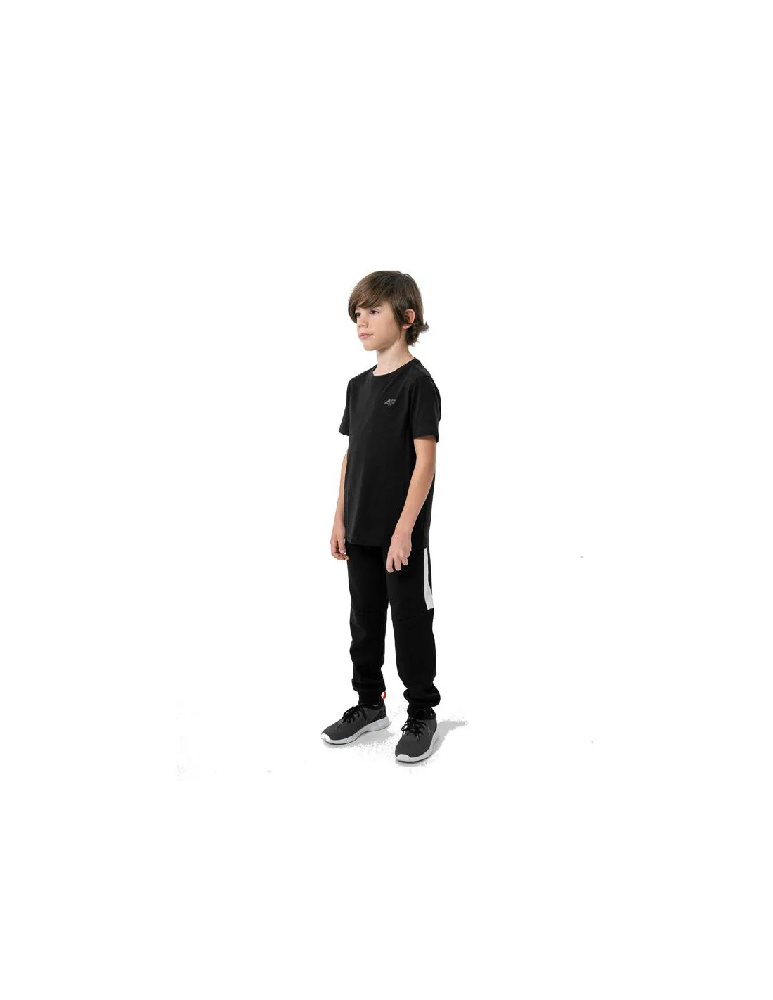 Pantalones 4F Elastic Negro Infantil