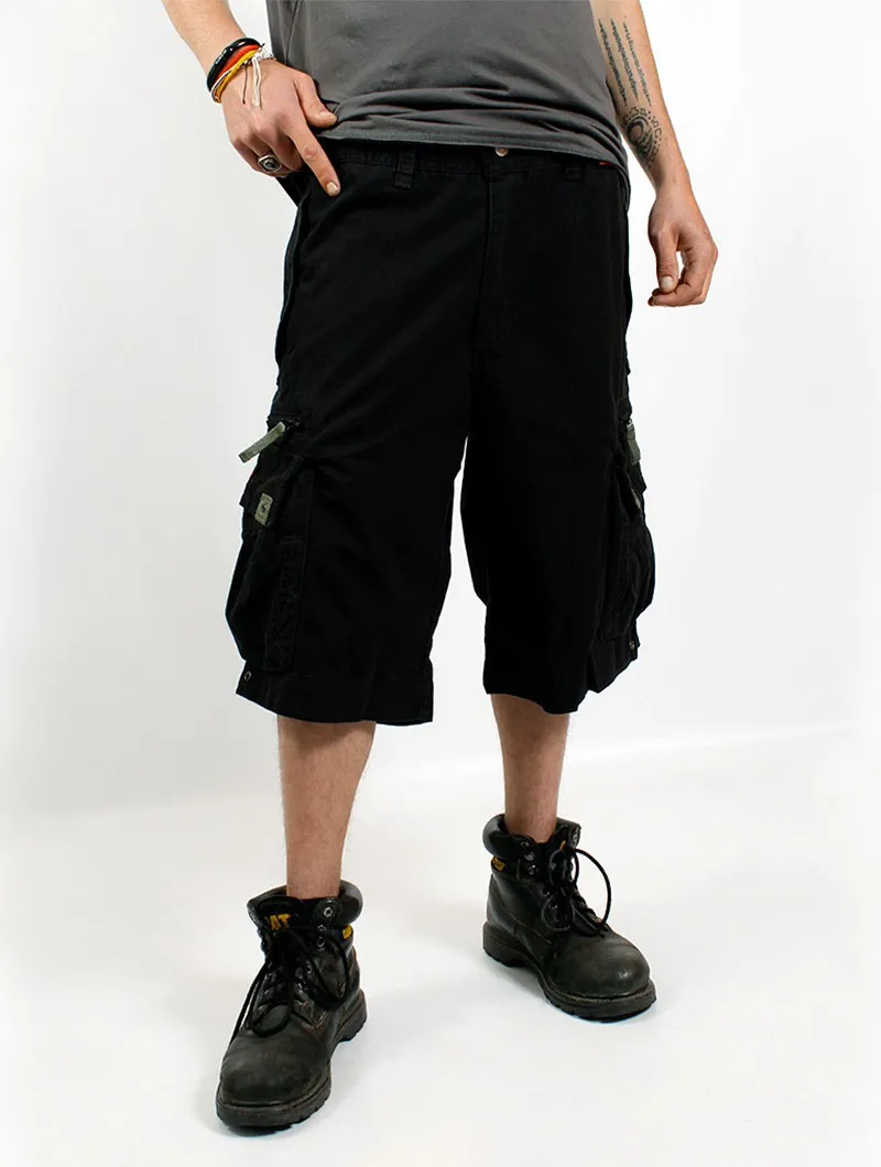 Pantalón corto cargo Molecule 45020, Negro