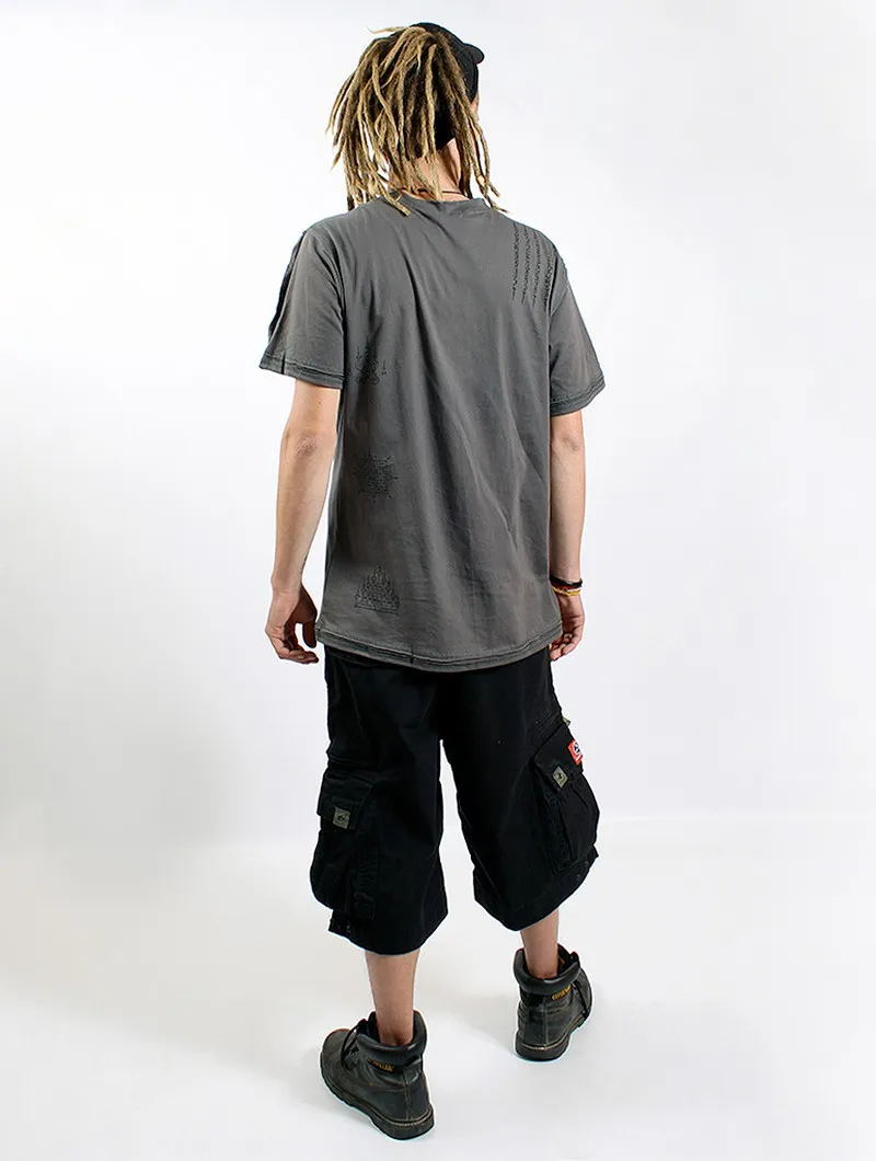 Pantalón corto cargo Molecule 45020, Negro