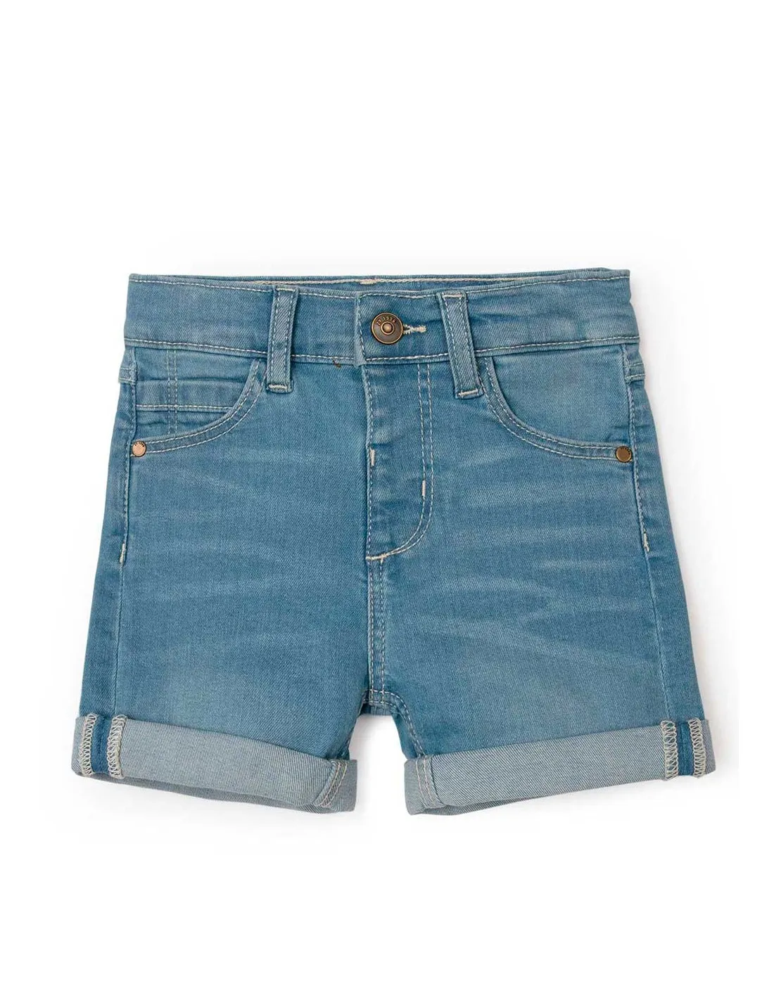 Pantalón Corto Niño Bebé Azul Claro de Zippy