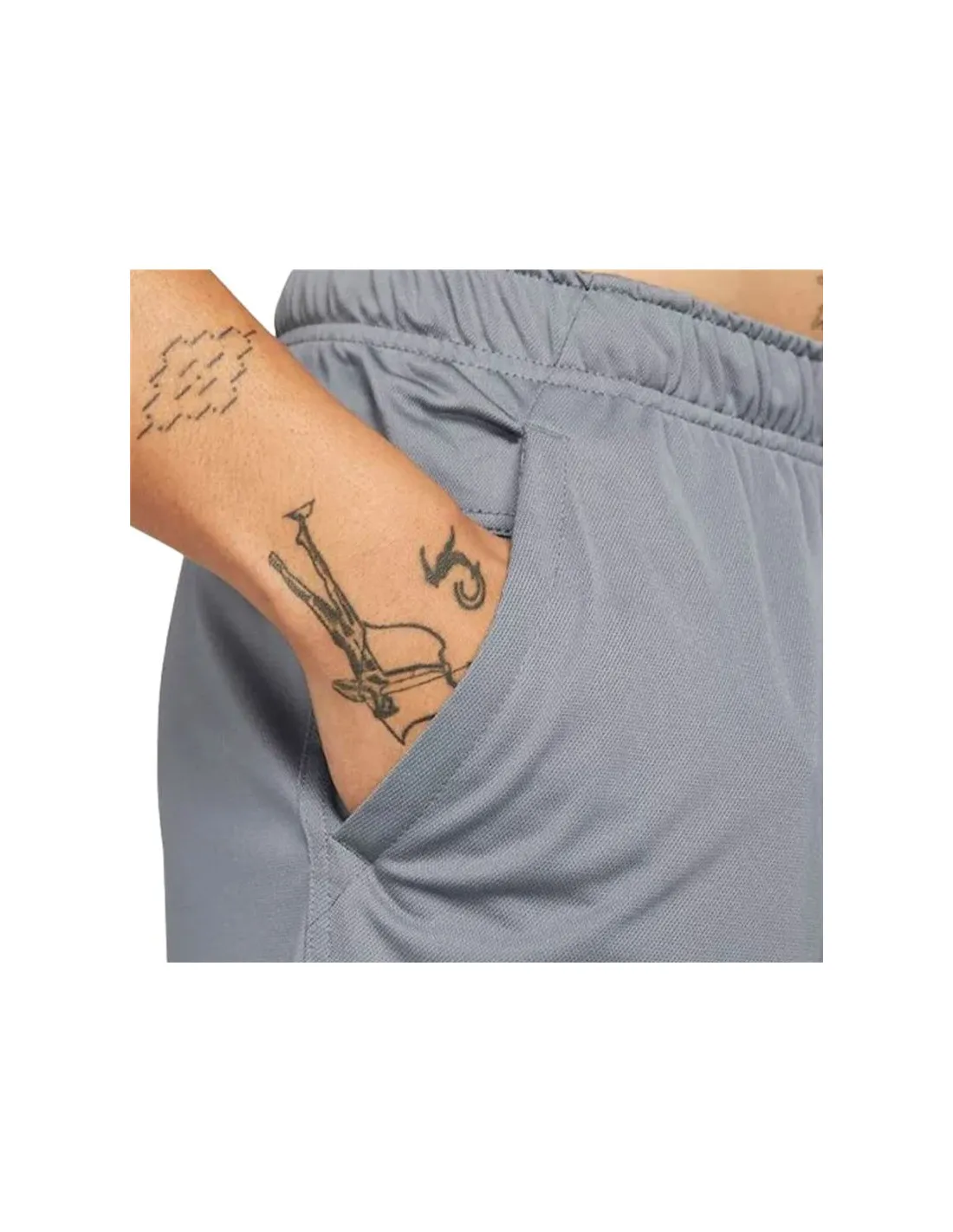 PANTALóN DE FITNESS NIKE DRIFIT TOTALITY 9" UNLI HOMBRE GRIS