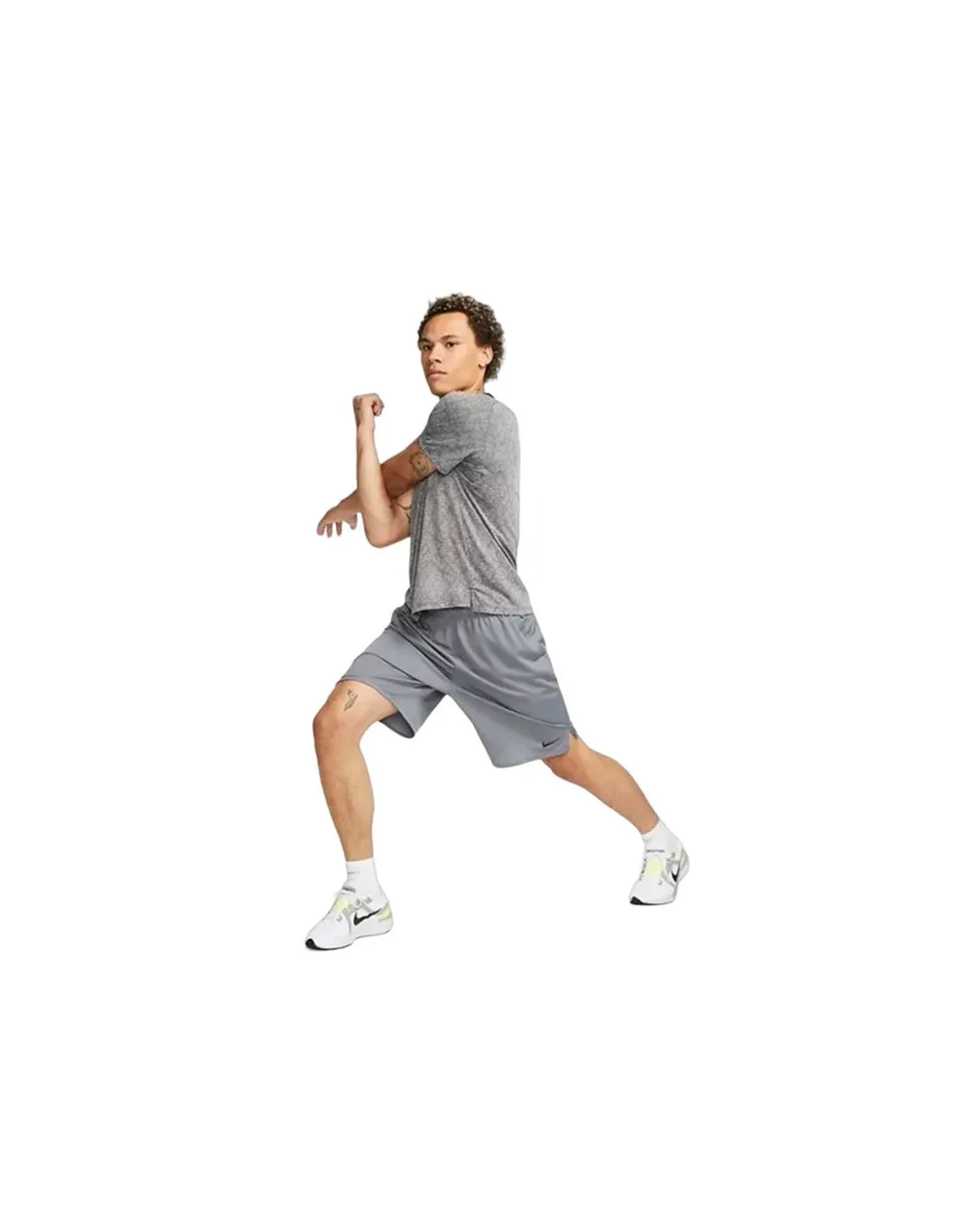 PANTALóN DE FITNESS NIKE DRIFIT TOTALITY 9" UNLI HOMBRE GRIS