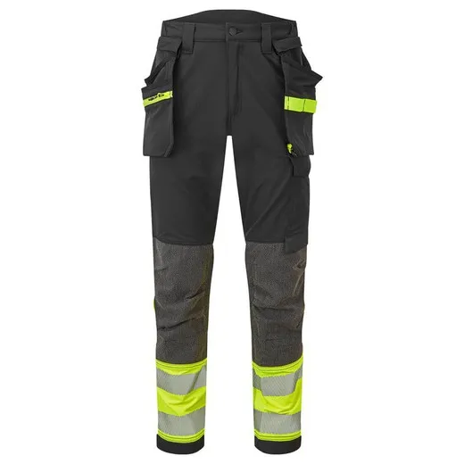 PANTALóN EV4 HIVIS STRETCH DETACHABLE HOLSTER DE ALTA VISIBILIDAD, CLASE 1