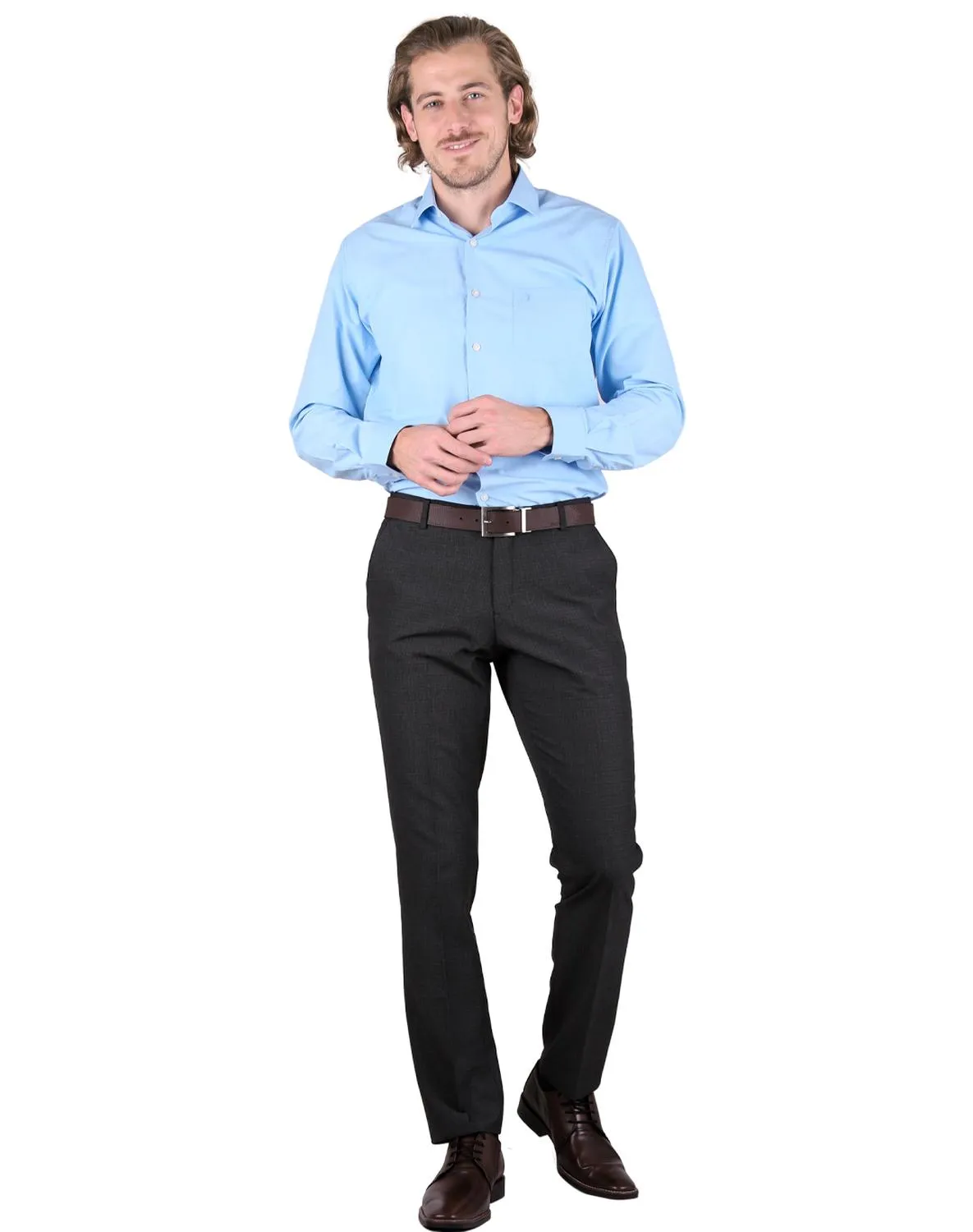 Pantalón Hombre Vestir Negro Yale 66701218