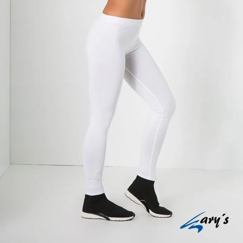 PANTALóN LEGGINS TEJIDO ELáSTICO BLANCO  GARY'S