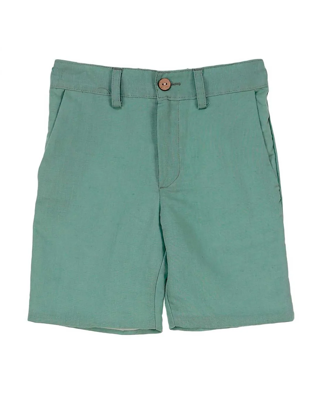 Pantalón Niño Ceremonia Corto Verde Tartaleta Jorge