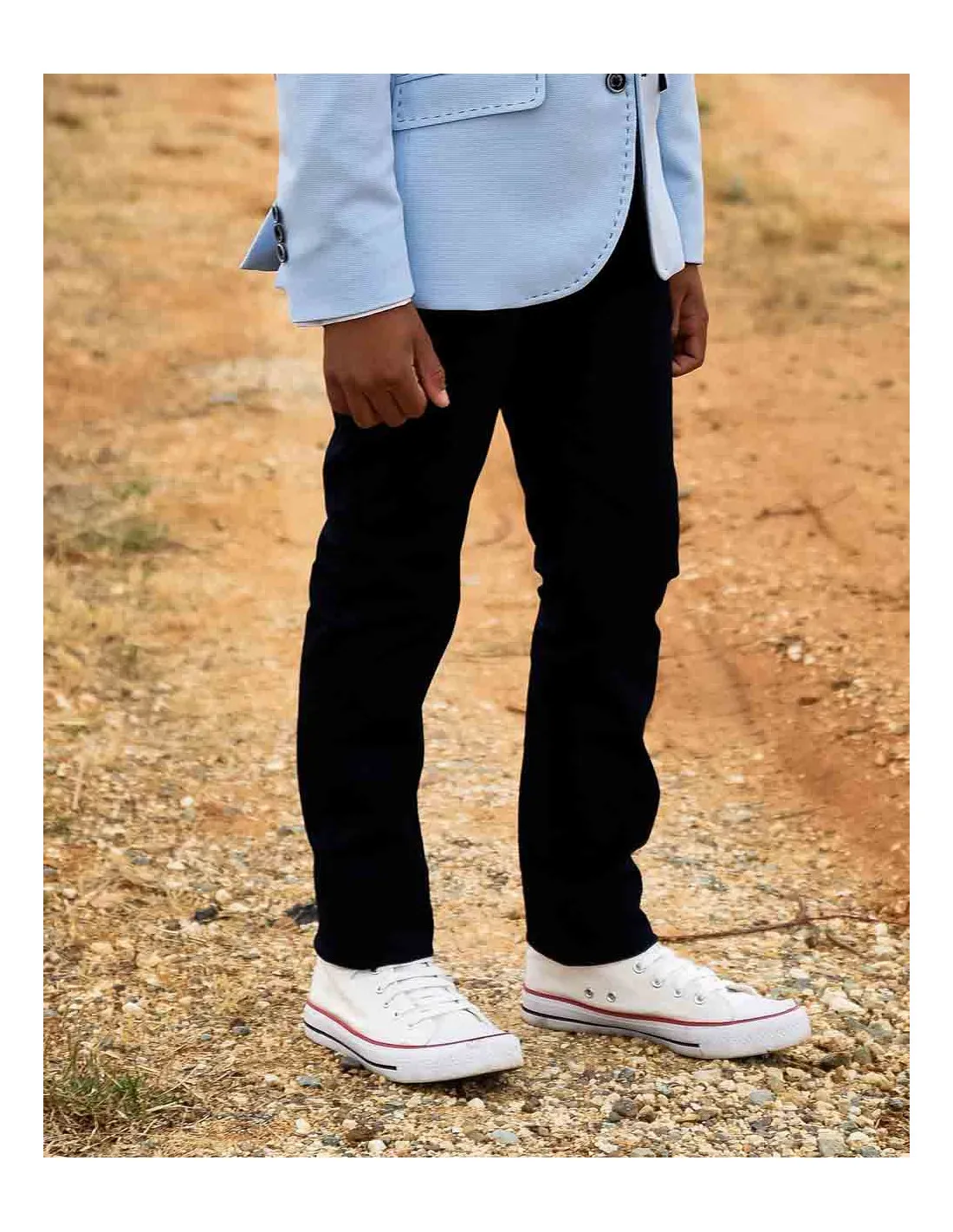 Pantalón Niño Vestir Marino de Varones