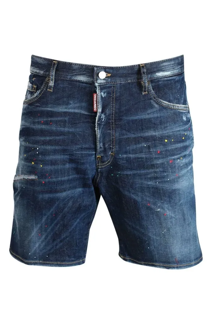 Pantalón vaquero corto azul 