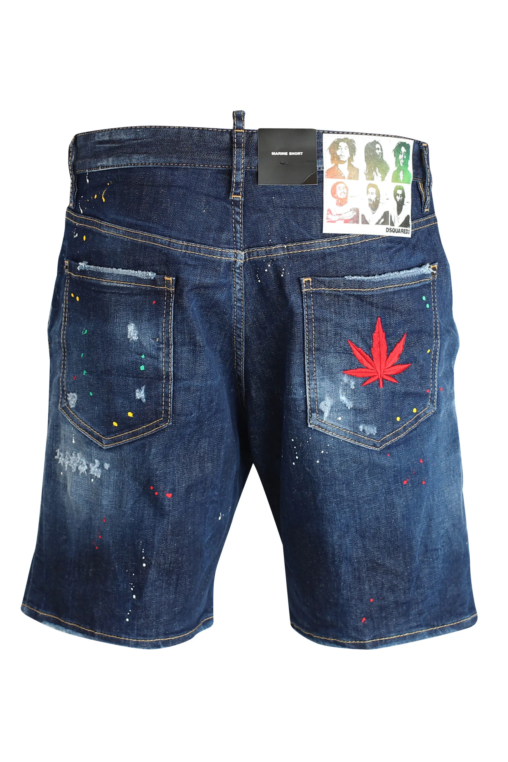 Pantalón vaquero corto azul 