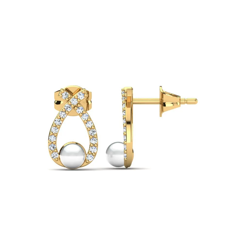 Pendiente de mujer Ammi Ø4 mm