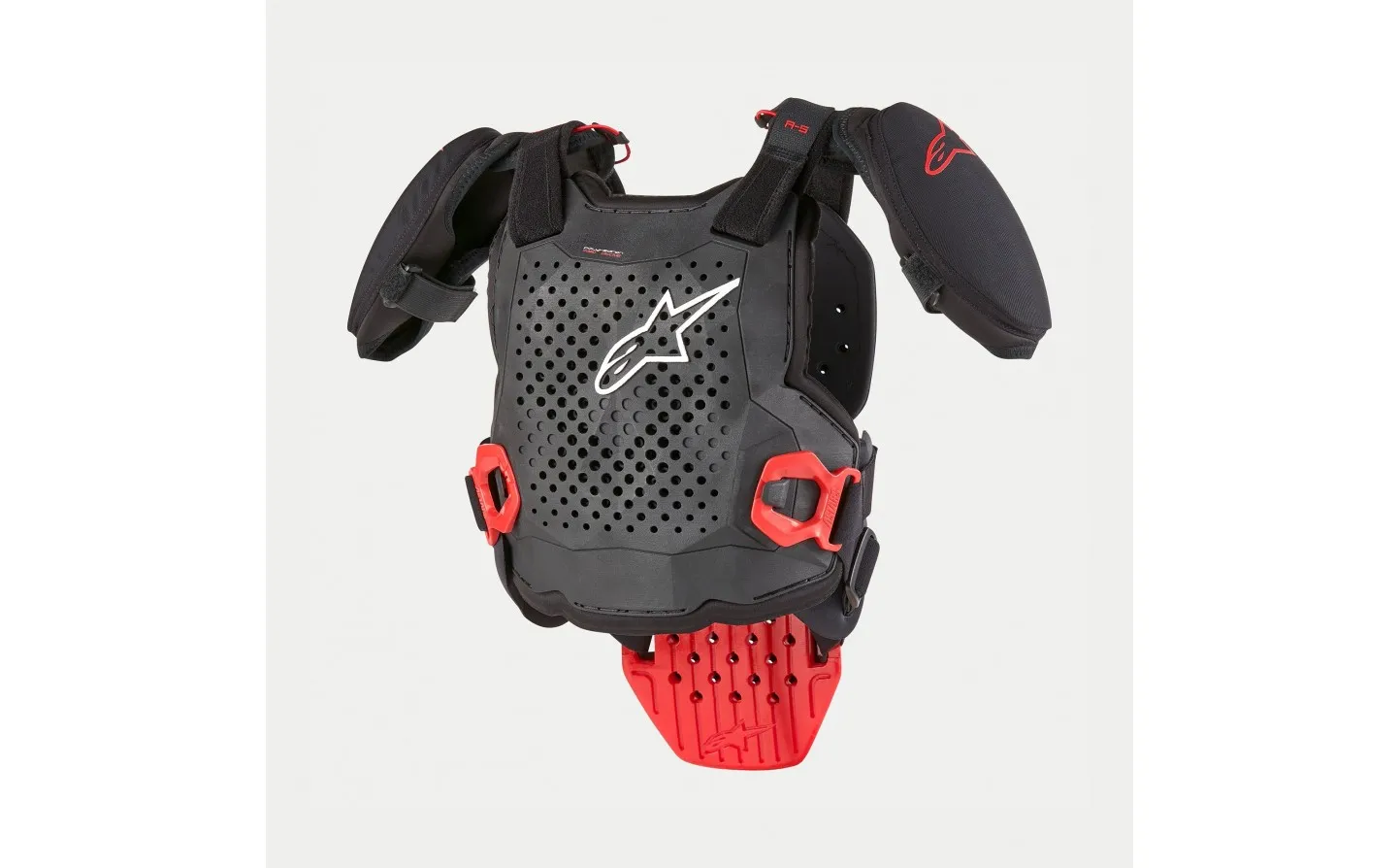 PETO ALPINESTARS INFANTIL A5 S V2 NEGRO BLANCO ROJO |6740224123|