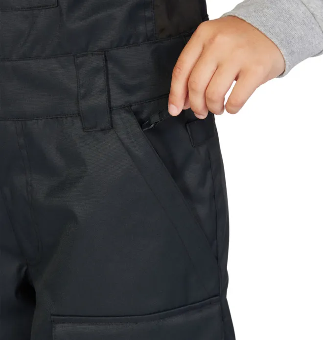 Peto técnico nieve DC SHOES niño ROADBLOCK BLACK (kvj0) Ref. ADBTP03007 negro liso logo pecho